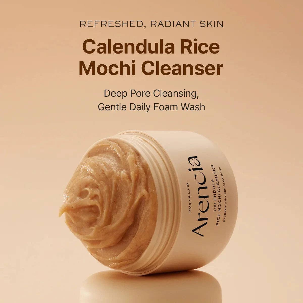 ARENCIA Nettoyant mochi au riz et au calendula