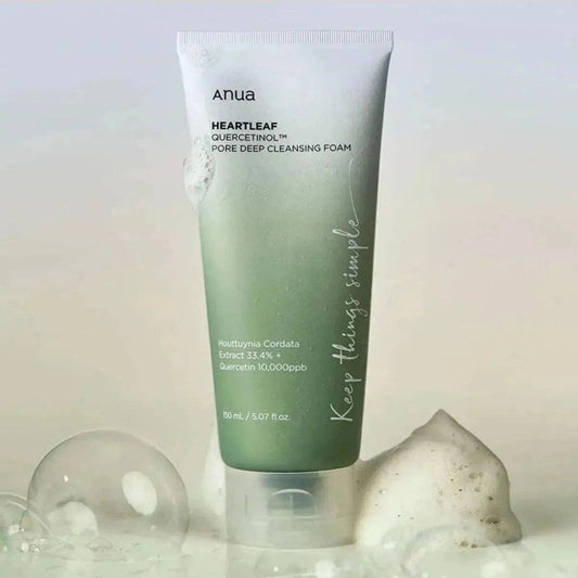 ANUA – Mousse nettoyante pour les pores au quercétinol Heartleaf