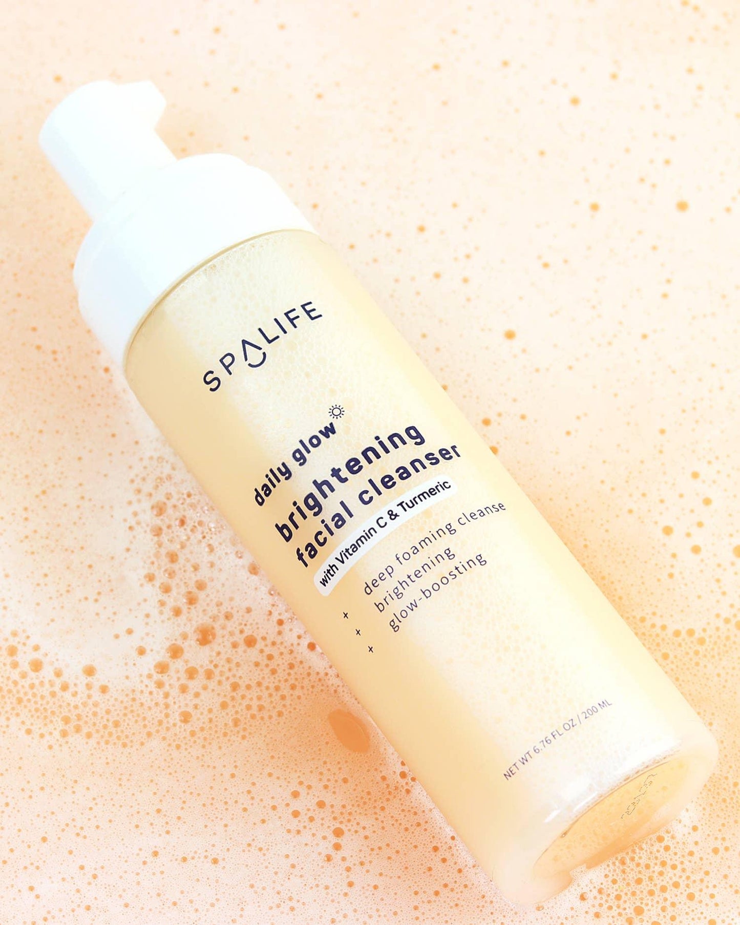 SPA LIFE Nettoyant moussant éclaircissant pour le visage Daily Glow