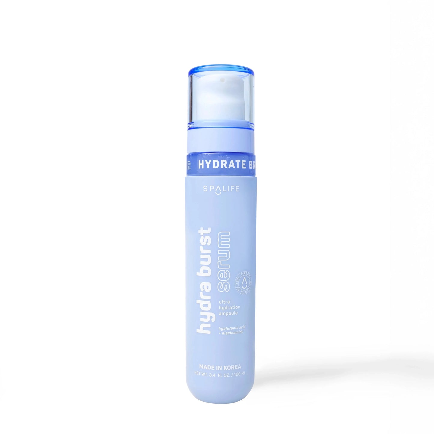 SPA LIFE Sérum Visage Hydratant Coréen Hydra Burst avec Acide Hyaluronique + Niacinamide