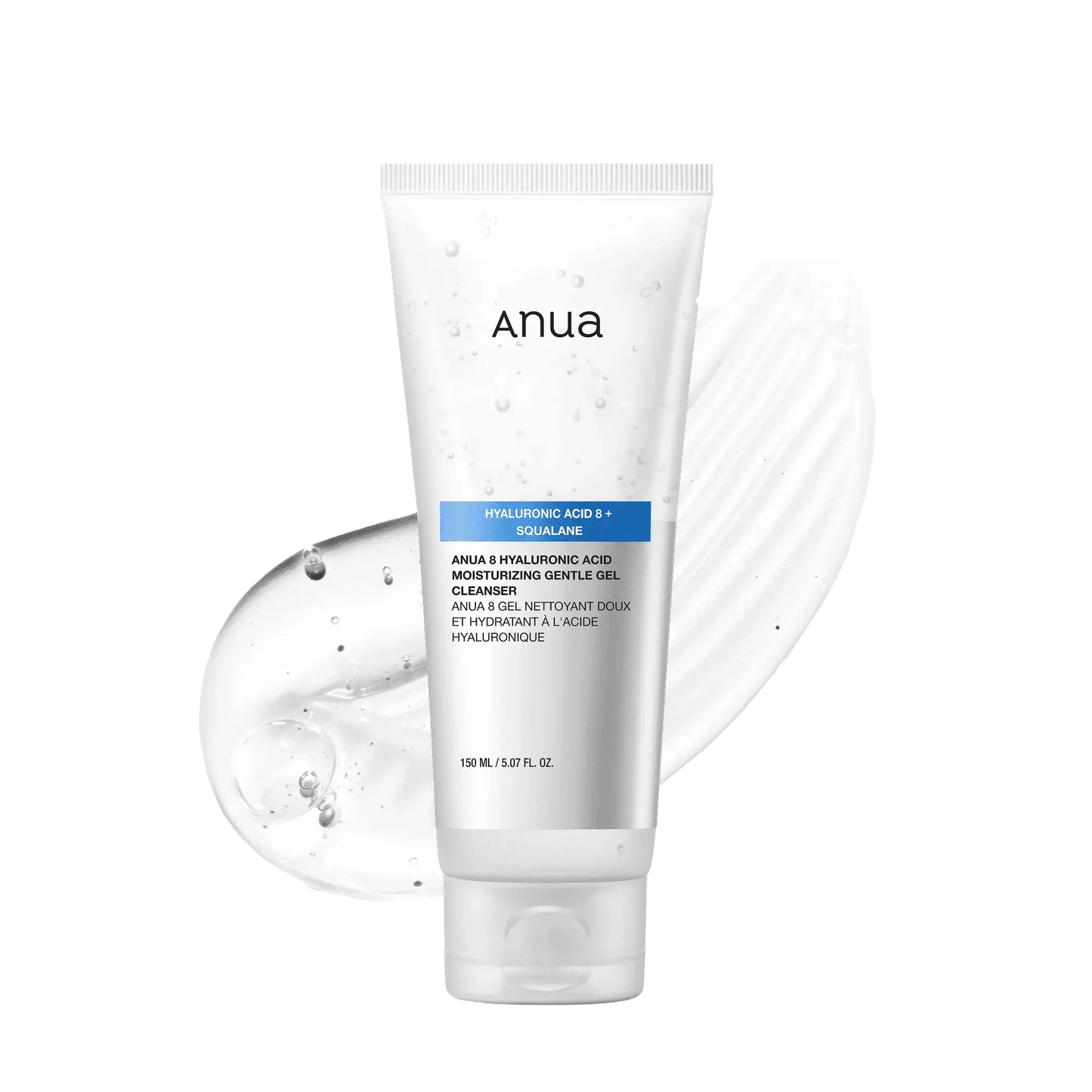 ANUA 8 Nettoyant Doux Hydratant à l'Acide Hyaluronique