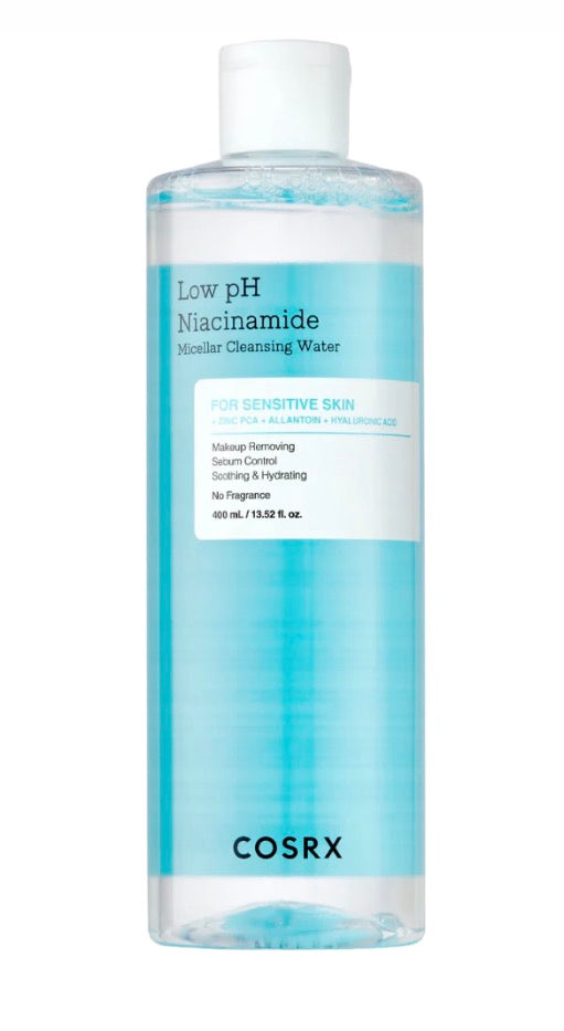 COSRX - Eau Nettoyante Niacinamide à pH Faible - 400ml