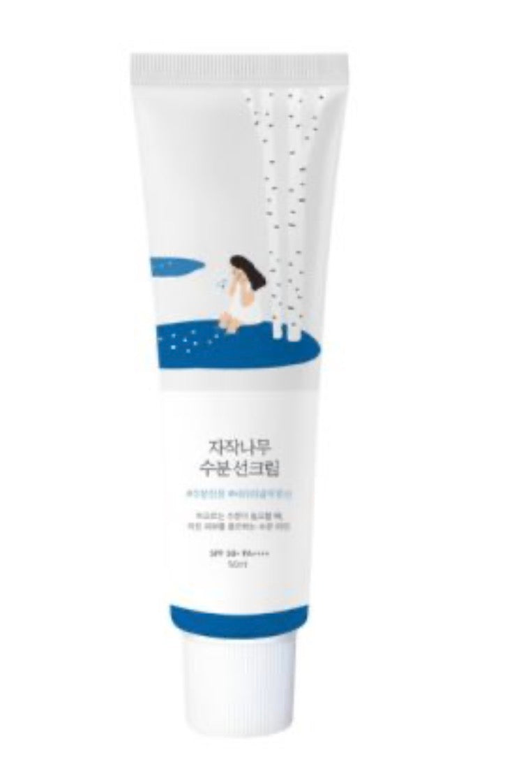 ROUND LAB – Crème Solaire Hydratante à la Sève de Bouleau SPF 50+ PA++++