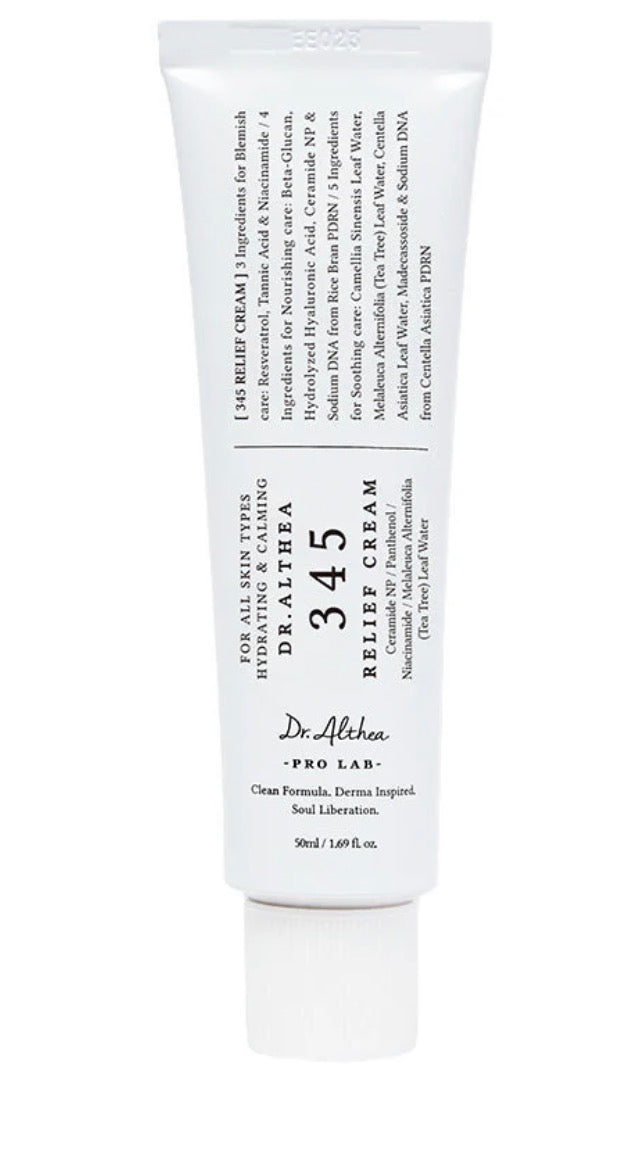 Dr. Althea - 345 Relief Cream - Crème Réparatrice Post-Acné aux Céramides