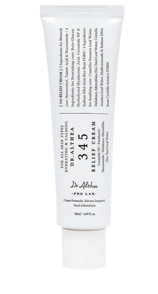 Dr. Althea - 345 Relief Cream - Crème Réparatrice Post-Acné aux Céramides