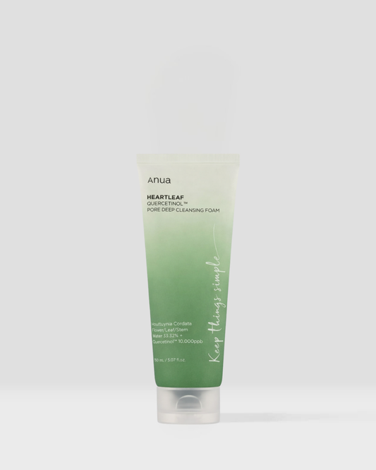 ANUA – Mousse nettoyante pour les pores au quercétinol Heartleaf