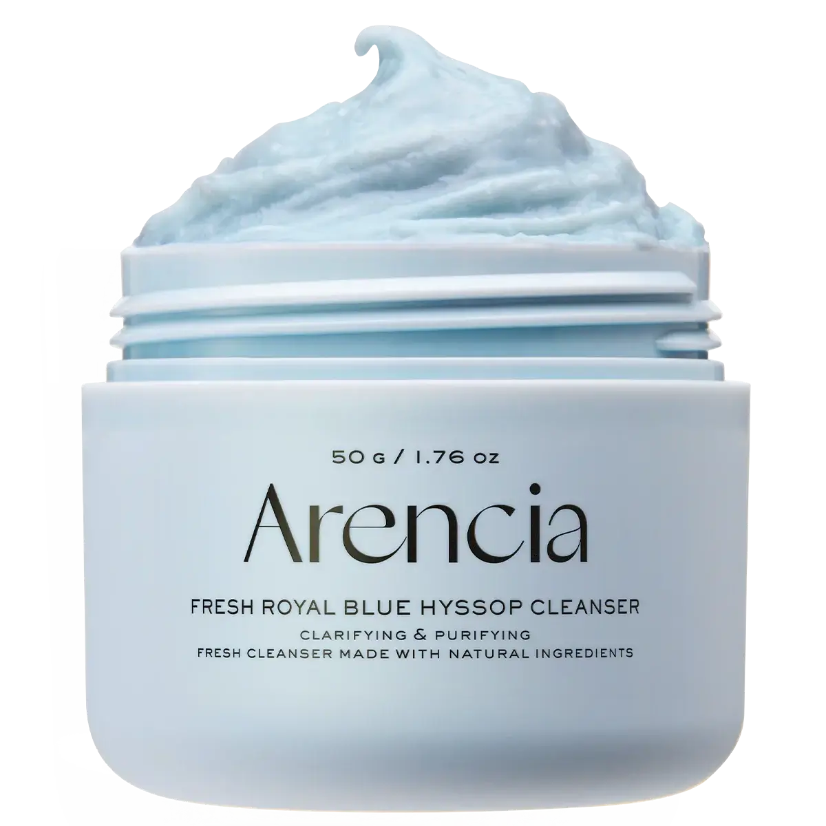 ARENCIA Nettoyant mochi de riz à l’hysope bleue fraîche