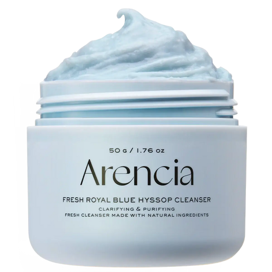 ARENCIA Nettoyant mochi de riz à l’hysope bleue fraîche