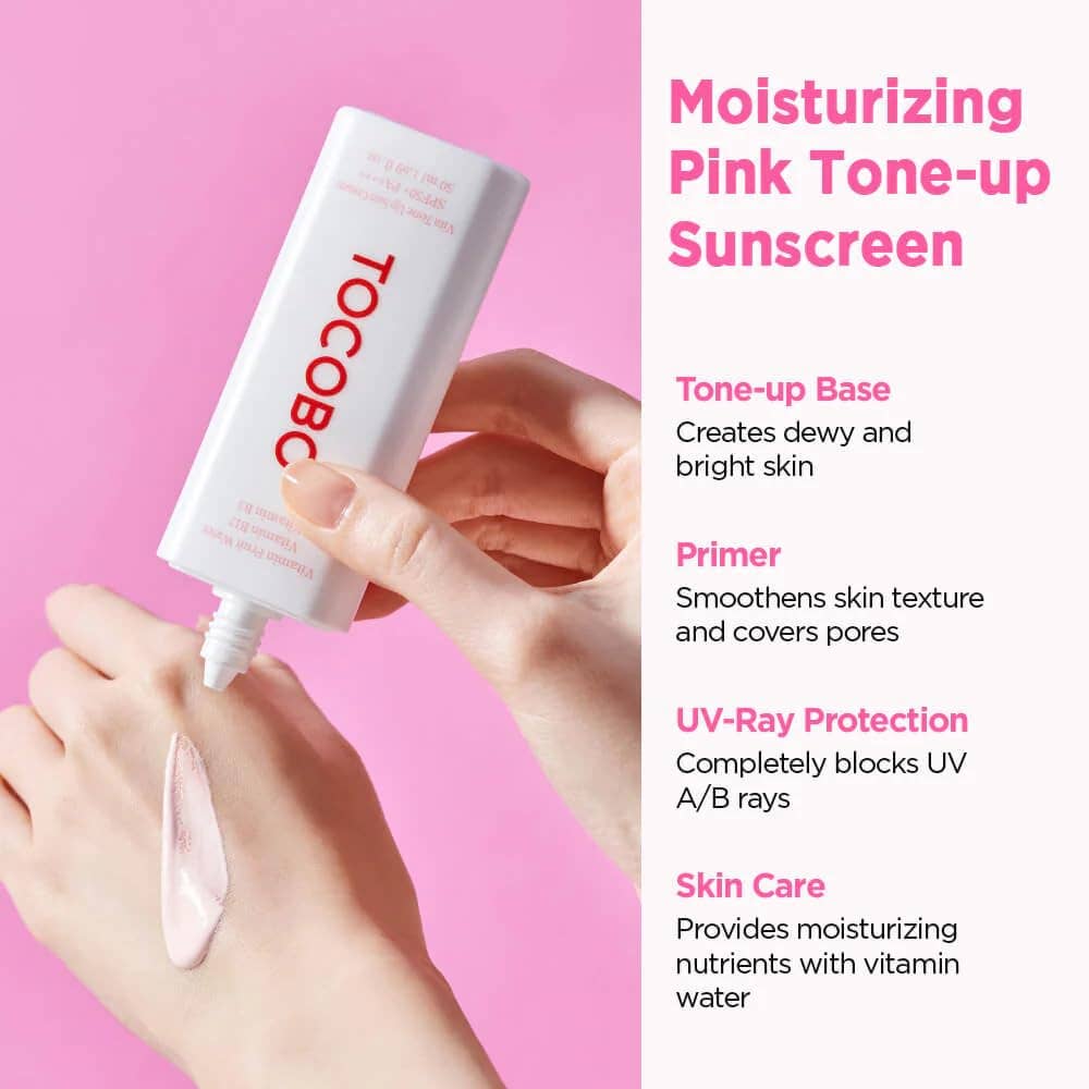 Crème Solaire Tonifiante Vita Tone Up TOCOBO SPF50+ PA++++