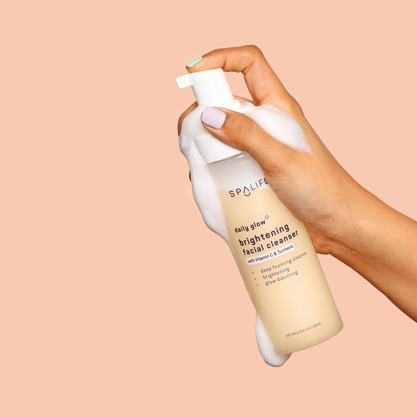SPA LIFE Nettoyant moussant éclaircissant pour le visage Daily Glow